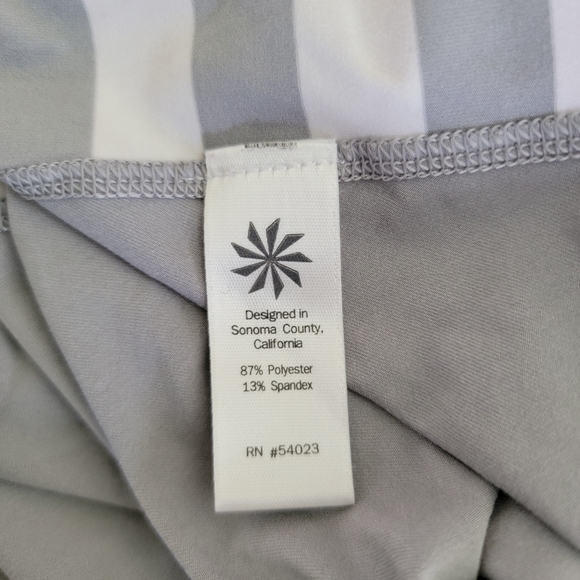 Athleta Ocean Stripe Chi Muscle Tank - Picture 6 of 7